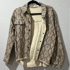Snake print 12th Tribe Jacket